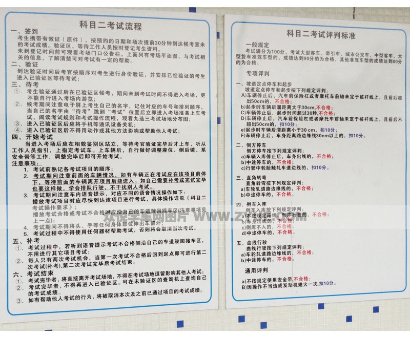 裕安駕?？颇慷荚嚵鞒膛c評判標準圖